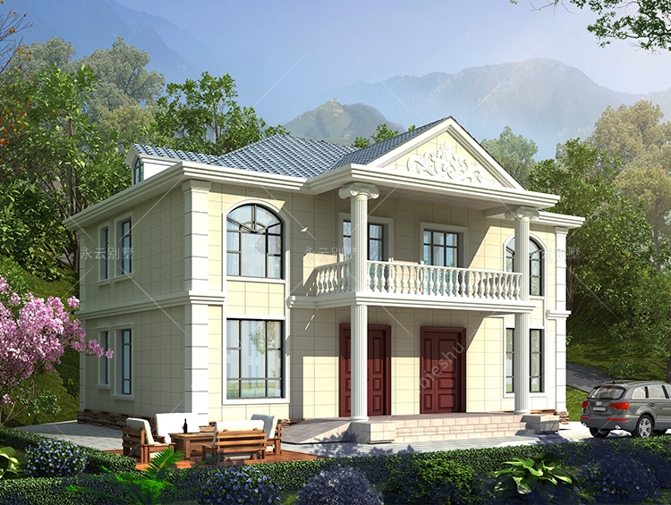 2022新款兄弟合建房屋經典實用雙拼別墅全套設計圖紙15.5m×12.5米